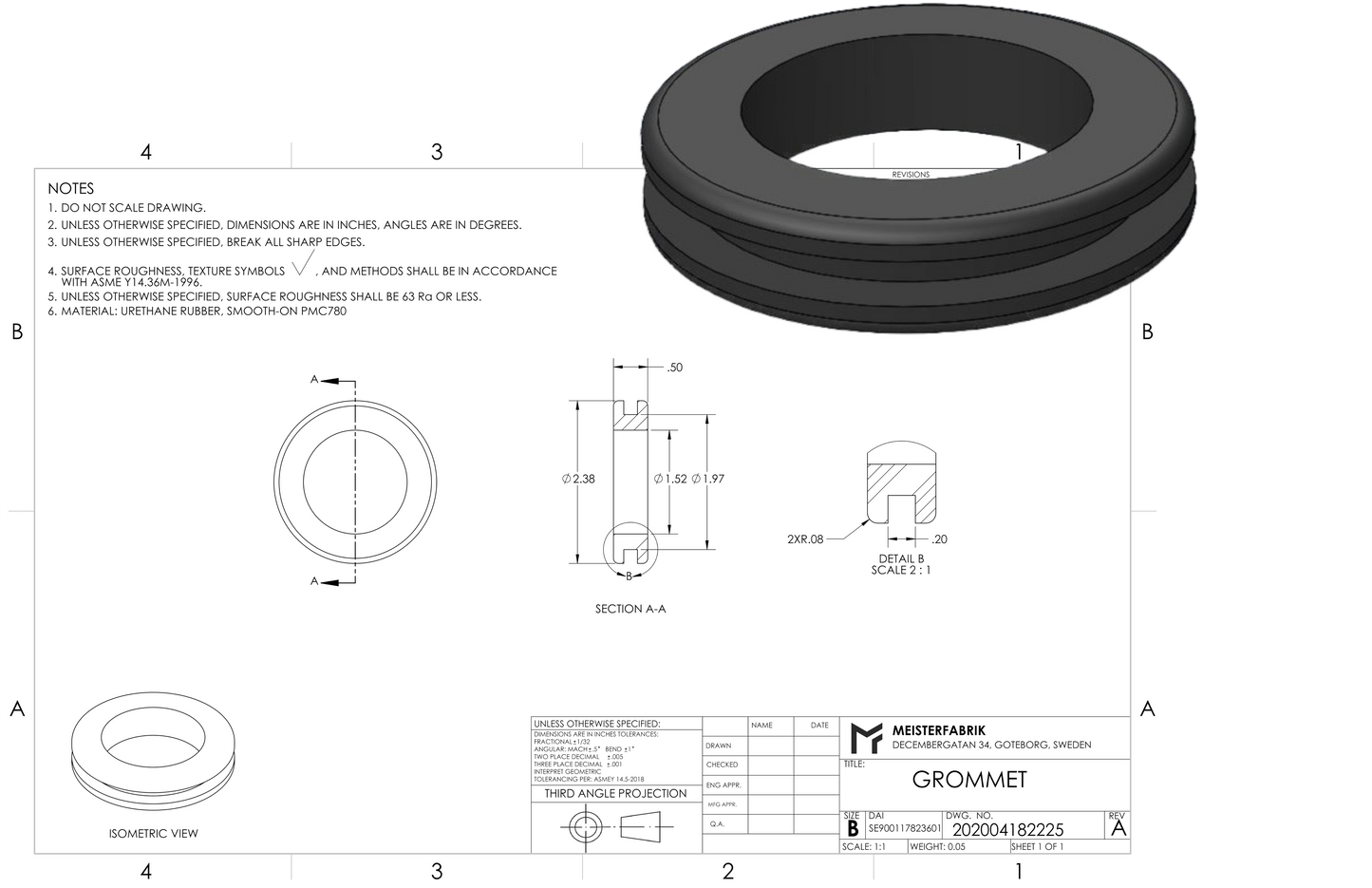 Model-to-Drawing, Mechanical Design Service