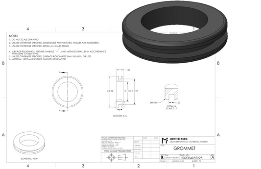 Model-to-Drawing, Mechanical Design Service